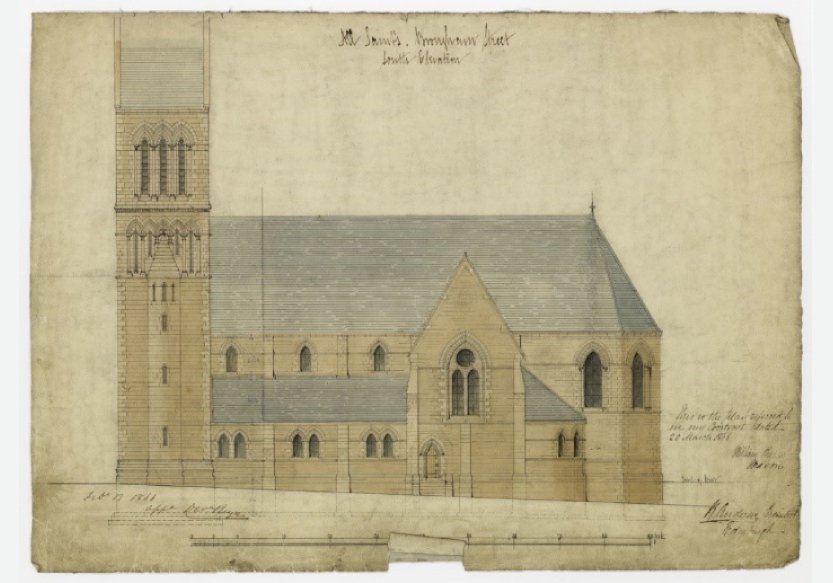 architectural drawing south elevation 2